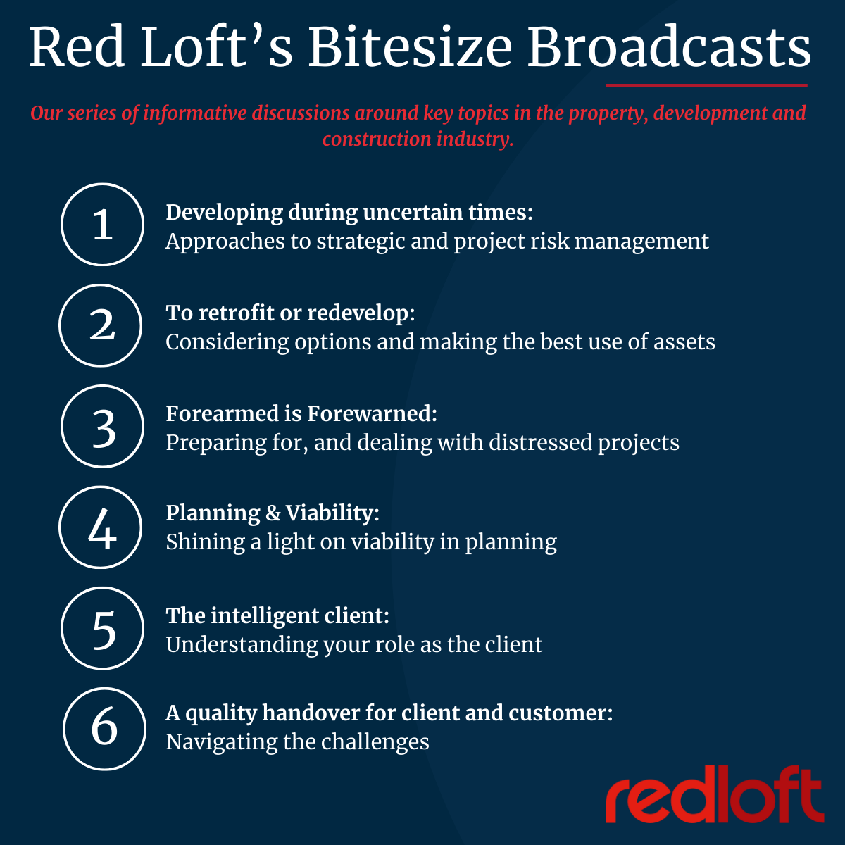 Bitesize Broadcasts- Full Programme List